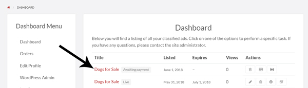 viewing-ads-from-user-dashboard-classipress